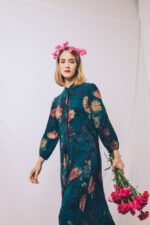 Floral Printed Abaya - Image 2