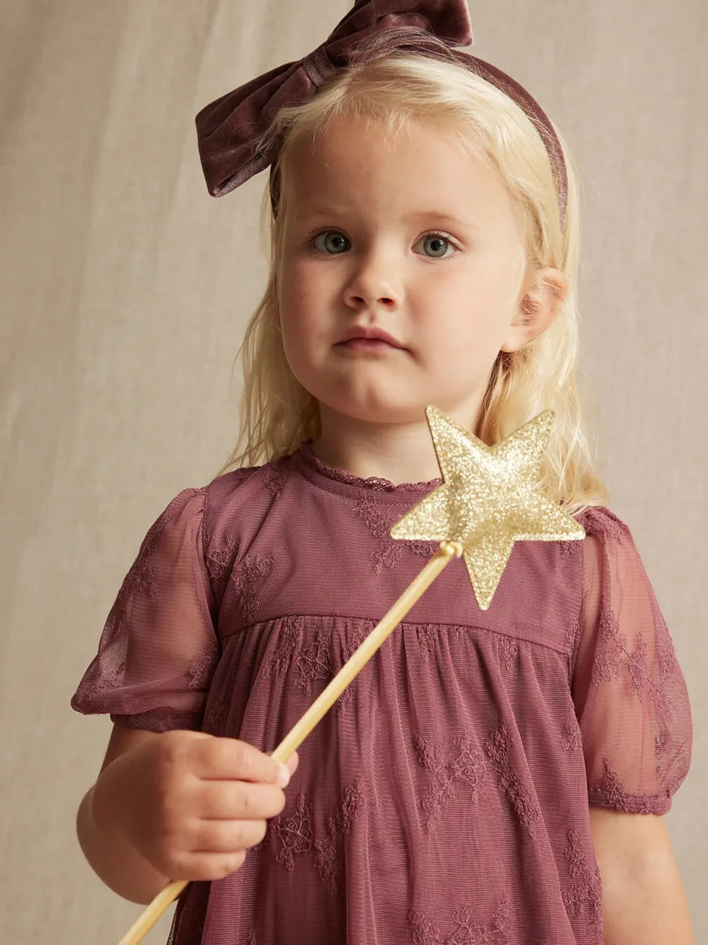 Kids’ Red Embroidered Dress - Image 4