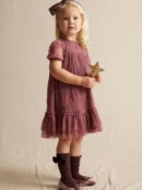 Kids’ Red Embroidered Dress