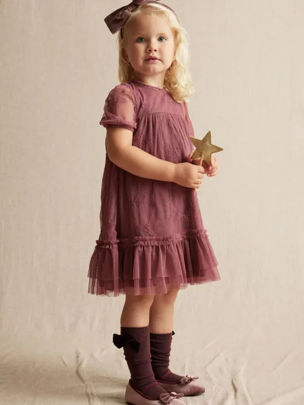 Kids’ Red Embroidered Dress